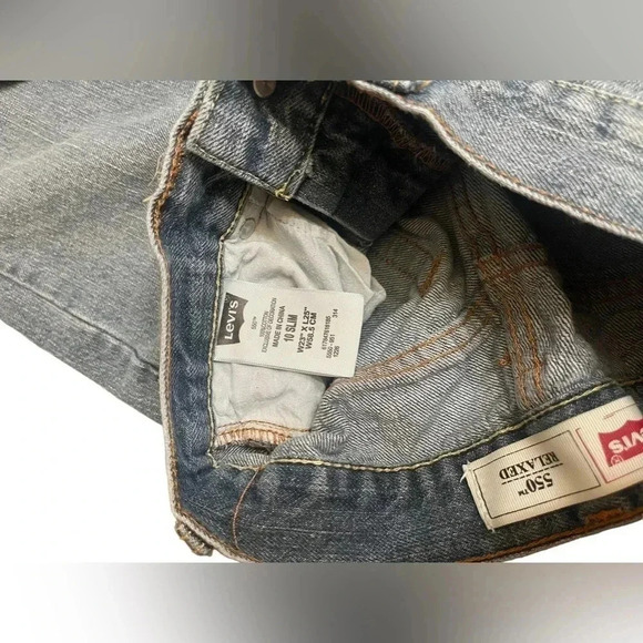 Levi’s 550 Relaxed Fit 100% Cotton Boy’s Denim Jeans Size 10 Slim 23W X 25L - Picture 8 of 11